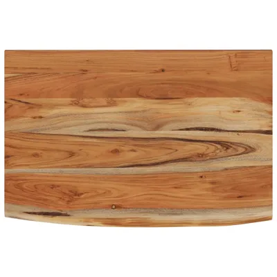 Produktbild von vidaXL Wandregal 60x40x2,5 cm Rechteckig Massivholz Akazie Baumkante