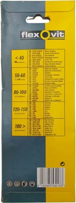 Produktbild von Flexovit Schleifpapier für Schwingschleifer vers. Sorten 93x230mm 8er Lochung, Menge:10 Stück, Körnung:50