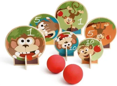 Produktbild von 276182552 - Ballwurfspiel Affe