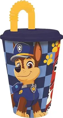 Immagine prodotto di Tazza Con Cannuccia Paw Patrol 430Ml, Plastica