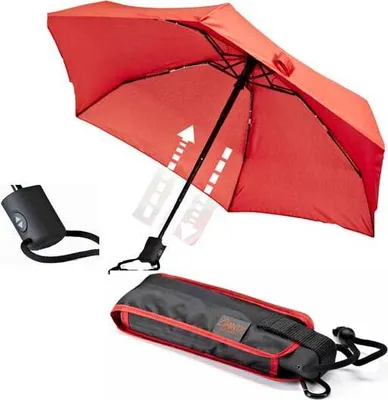 Produktbild von Euroschirm Dainty Automatic Regenschirm rot