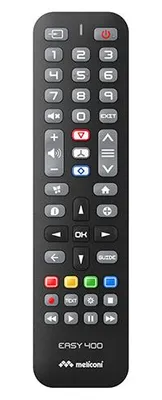 Zdjęcie produktu dla Meliconi 808059, TV, Podczerwień, Naciśnij przyciski, Czarny