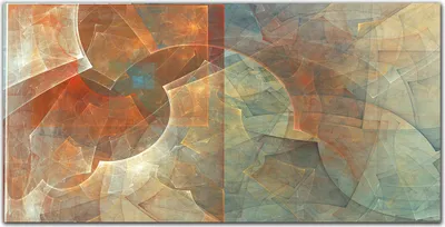 Produktbild von Coloray Küchenrückwand 100x50 Spritzschutz aus Glas - Abstraktion