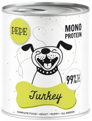 Productafbeelding van Karma voor honden, merk MONO Paka Zwierzaka, smaak kalkoen, 800 gram