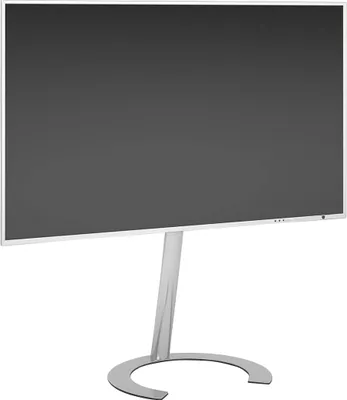 Produktbild von Wissmann Designer TV-Ständer ecoline art 900-OM - Standfuß Omega Edelstahl für TV 42“-60“
