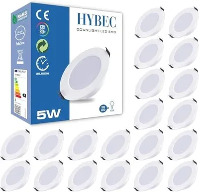Zdjęcie produktu dla Oprawa sufitowa LED downlight 5W zimne światło 650LM cri 80 sterownik