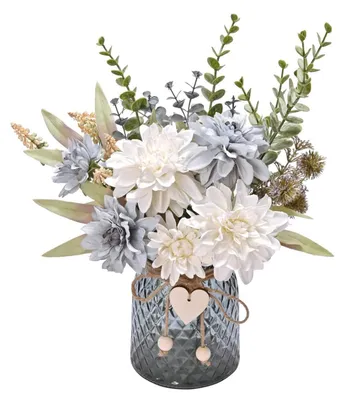 Productafbeelding van Kunstbloemen met vaas voor een elegante tafeldecoratie