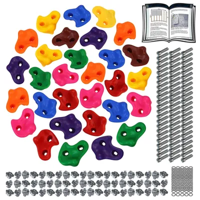 Produktbild von Klettergriffe für Kinder, 30 Stück, inklusive Befestigungsmaterial