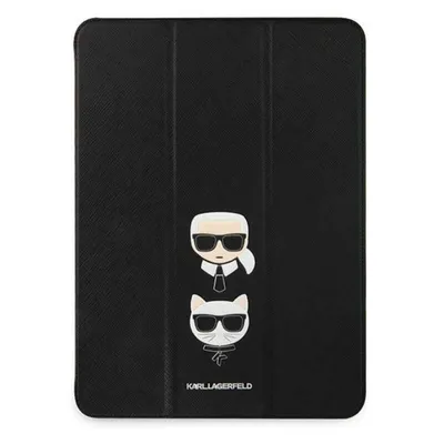 Obrázek produktu pro Karl Lagerfeld Saffiano Karl & Choupette Heads - Pouzdro na iPad Pro 12.9" 2021 (