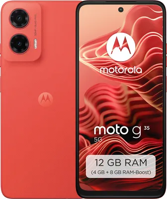 Produktbild von moto G35 5G 4GB + 128GB Guava Red Smartphone