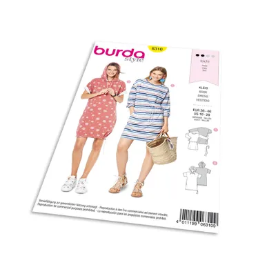 Produktbild von 6310 Kurzärmliges Shirtkleid, Burda