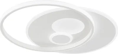 Produktbild von Wofi LED Deckenleuchte Akon weiß 52cm 38W 3000lm CCT 2700K-5500K dimmbar Fernbedienung