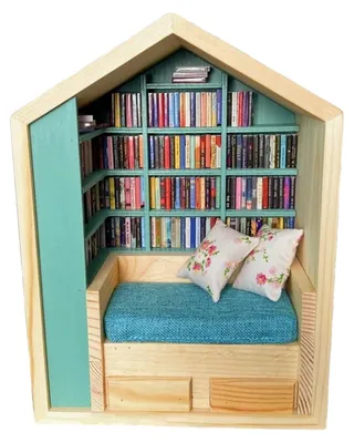 Productafbeelding van Miniatuur Boekenplank Stressverlichter Decoratie
