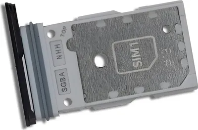Produktbild von Samsung Galaxy S24 FE – Dual SIM-Kartenhalter – Original Ersatzteil – Graphit