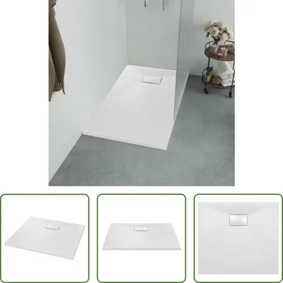 Zdjęcie produktu dla The Living Store Brodzik prysznicowy SMC Biały 90×80 cm