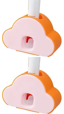 Produktbild von Automatischer Zahnpasta-Squeezer 2-in-1-Zahnbürstenhalter, Wandmontierter Zahnpastaspender für Kinder und Familienbadezimmer