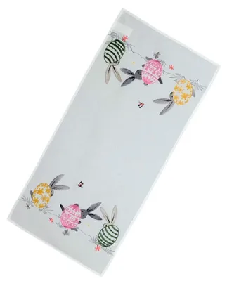Produktbild von Tischwäsche mit Stickerei Ostereier Osterhasen 40 x 85 cm