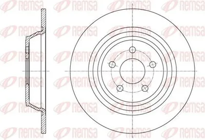 Produktbild von 2x REMSA Bremsscheibe 61604.00 hinten für FORD S-Max (CJ) Galaxy (CK) 316mm 51mm