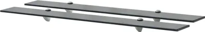 Produktbild von Schweberegale 2 Stk. Glas 90x20 cm 8 mm