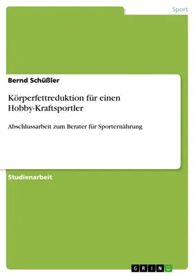Produktbild von Körperfettreduktion für einen Hobby-Kraftsportler