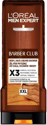 Produktbild von L'Oréal Men Expert Barber Club Duschgel für Körper, Haar und Bart 400 ml