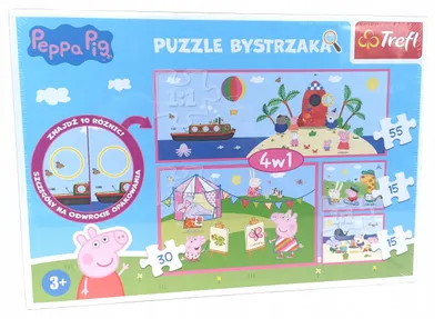 Produktbild von Trefl Peppa Wutz Lernpuzzle Kinder Set