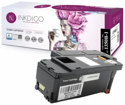 Produktbild von Inkdigo Toner 593-11140 für Dell 1250C, 1350CNW, 1355CN, 1355CNW – Schwarz, 3000 Seiten,, KI-generiertes Bild