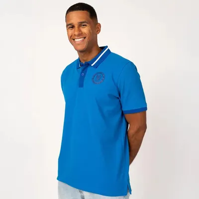 Immagine prodotto di Chelsea FC Polo per adulti - blu - taglia XL - maglietta da uomo
