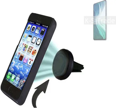Produktbild von K-S-Trade Kompatibel mit Xiaomi Mi 11i Auto Handy Halterung KFZ Halter Lüftungsgitterhalterung Air Vent mount Smartphone Halter