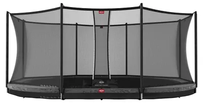 Produktbild von BERG Bodentrampolin Grand Favorit InGround 520 + Sicherheitsnetz Comfort Grau