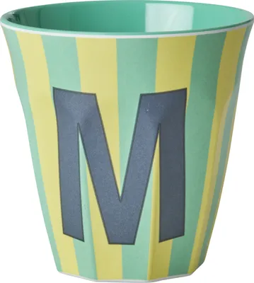 Produktbild von Melamin Becher Buchstabe - M