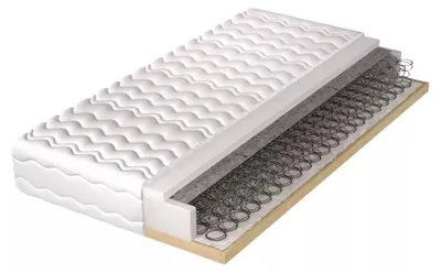 Obrázek produktu pro Pohodlná matrace na dřevěném rámu HASAN 120x200