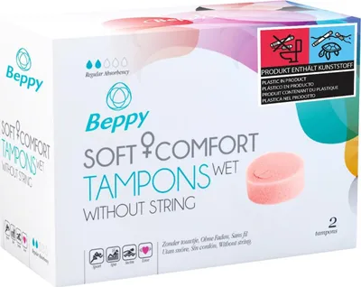 Produktbild von Beppy Soft & Comfort Wet 2pcs Natürlich
