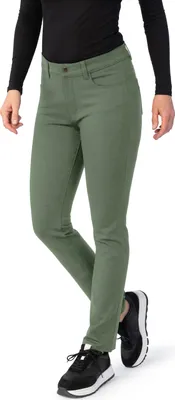 Produktbild von Stooker Women MILANO JERSEY Damen 5-Pocket-Hose Magic Shape Fit 46 (Länge 30) green tea