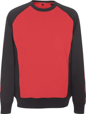 Produktbild von MASCOT 50570-962-0209-3XL, Sweatshirt, Uni, Schwarz, Rot, 3XL, 124 cm, Baumwolle, Polyester