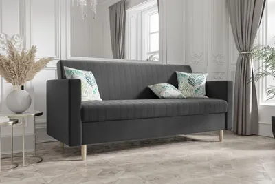 Zdjęcie produktu dla Sofa rozkładana MOHINI – szara