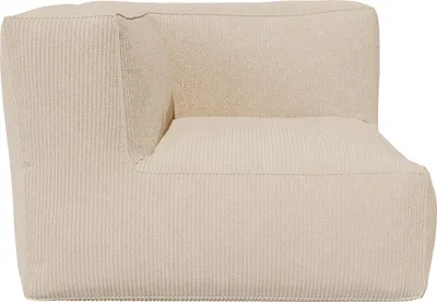 Produktbild von Ecksessel - Cord - Beige - NOUMARA
