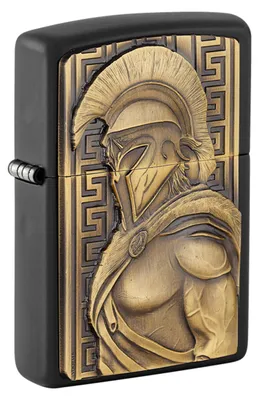Produktbild von Zippo Feuerzeug Sparta Limited Edition 2000 Stück Messingemblem Geschenkbox