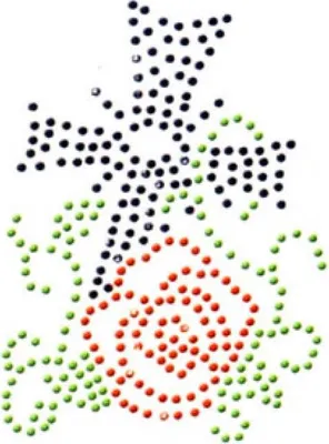 Produktbild von Crystal Textildeko Kreuz Blume