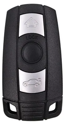 Produktbild von Techstar®-Fernbedienung für BMW 1er/3er/5er/7er, Baujahre 2004–2011, 3 Tasten, 868-MHz-Senderchip, schwarz