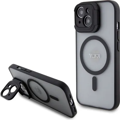 Produktbild von Tumi iPhone 15 Back cover case - Frosted magsafe transparent - Black