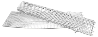 Imagen del producto de Protector de canalón - Rejilla antihojas - 2,32 m - 580 mm - Gris