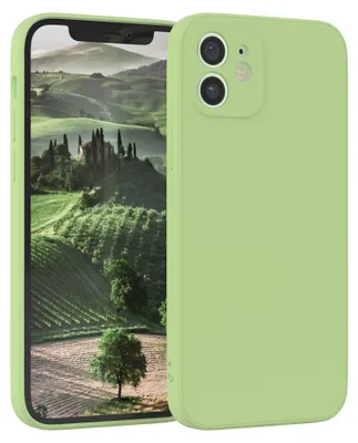Produktbild von EAZY CASE - TPU Hülle für Apple iPhone 12, TPU Case stoßfeste Handyhülle, weiches Cover mit Kameraschutz, Silikonhülle in Grün