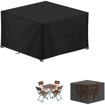 Produktbild von Abdeckung für Gartenmöbel 125x125x74cm, Wasserdicht, 420D Oxford Gewebe, Winterfest