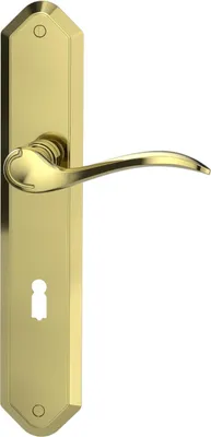 Produktbild von GRIFFWERK Rosettengarnitur AMADEUS Langschild- Messing Optik-BB