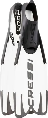 Produktbild von Cressi Agua Schwimmflossen Erwachsene, Vollfußflossen, Weiß, 46/47