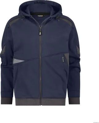 Produktbild von DASSY Sweatshirt LUNAX Hoodie Gr.  XL  nachtblau/anthrazit