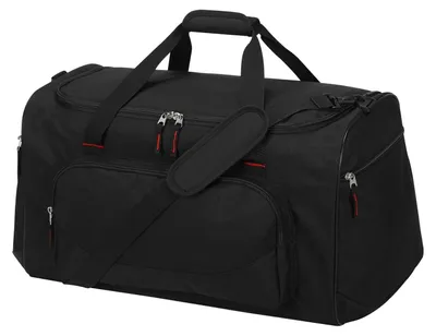 Obrázek produktu pro Cestovní taška - Sportovní taška 55 l - 56 x 32 x 32 cm - Černá - Na víkend a do posilovny