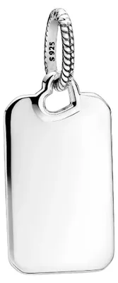 Produktbild von Pandora Anhänger Damen Gravierbares Rechteck Sterling-Silber 398611C00