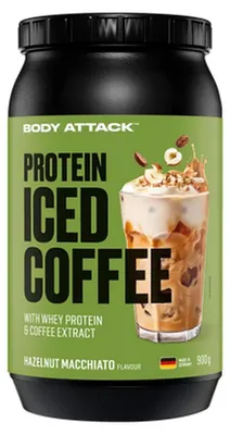 Produktbild von Body Attack Protein Iced Coffee 900 g Hazelnut Macchiato